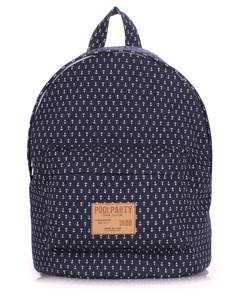 Тканевый рюкзак из хлопка anchor-darkblue