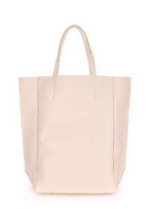 Женская кожаная сумка Bigsoho beige